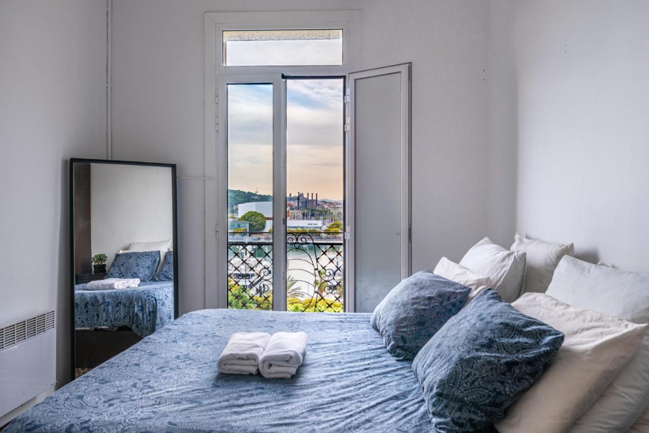Superb Cute Flat Barcelona Bests View On The Sea For Couple Zewnętrze zdjęcie