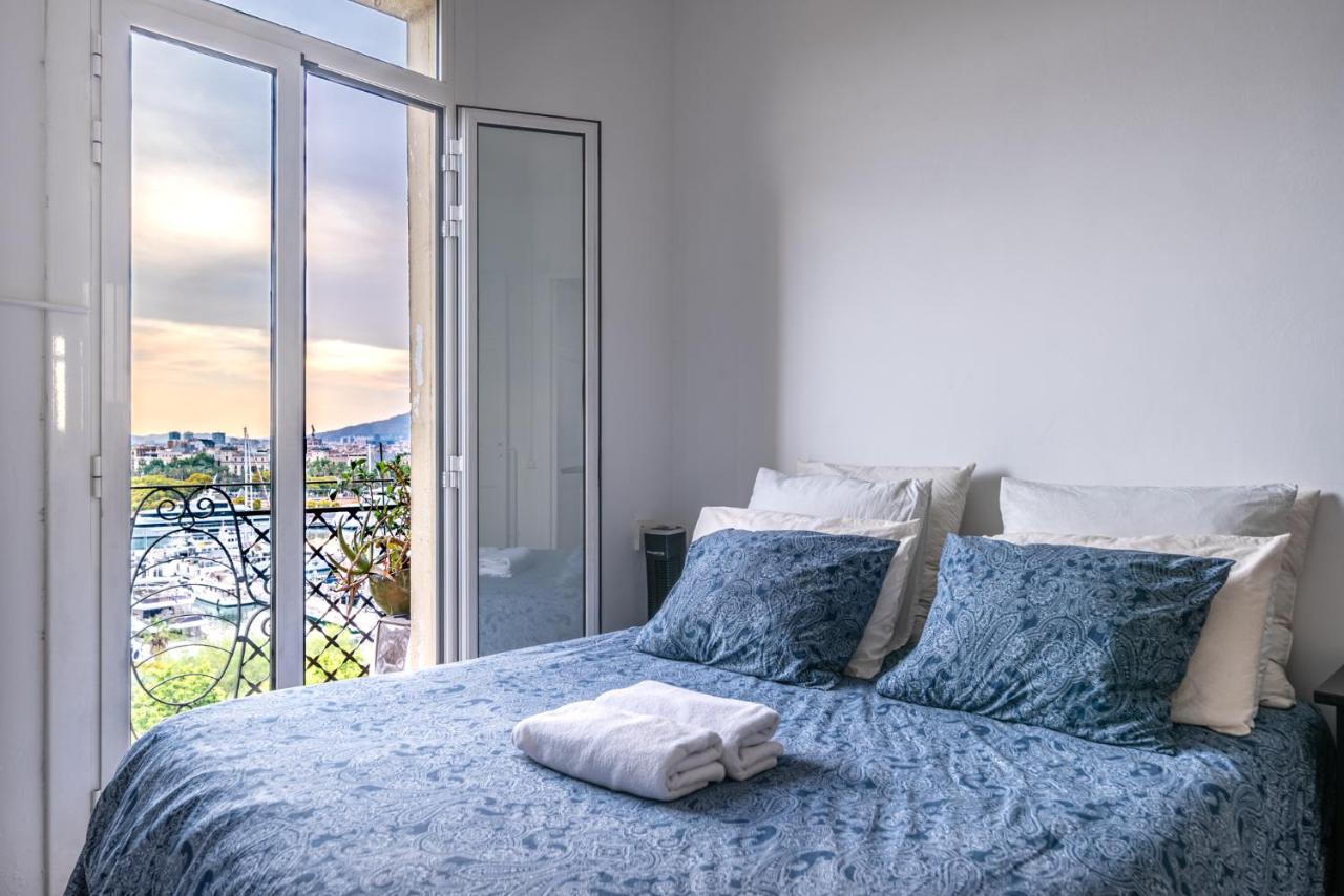 Superb Cute Flat Barcelona Bests View On The Sea For Couple Zewnętrze zdjęcie
