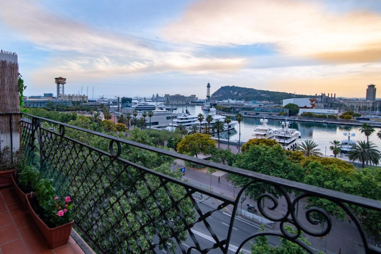 Superb Cute Flat Barcelona Bests View On The Sea For Couple Zewnętrze zdjęcie